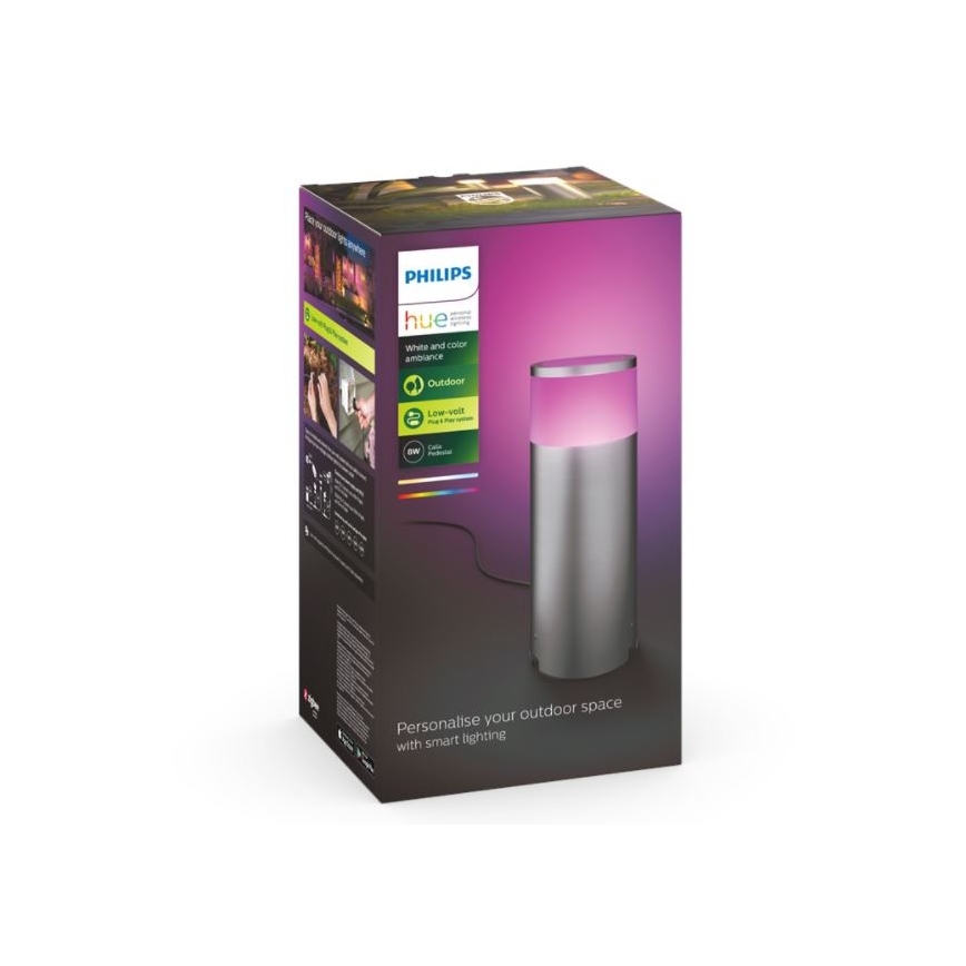 Philips - prigušiva LED RGBW spoljašnja lampa Hue CALLA LED/8W/230V IP44
