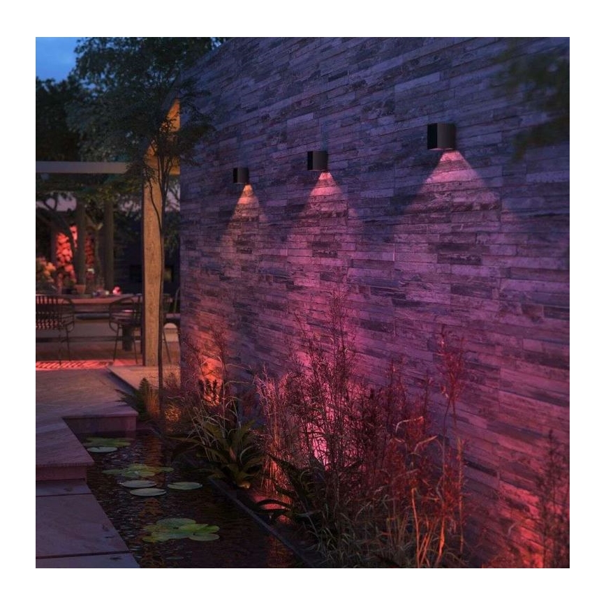 Philips - LED RGBW Prigušiva spoljašnja zidna lampa Hue RESONATE LED/8W/230V 2000–6500K IP44