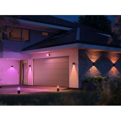 Philips - LED RGBW Prigušiva spoljašnja zidna lampa Hue RESONATE LED/8W/230V 2000–6500K IP44