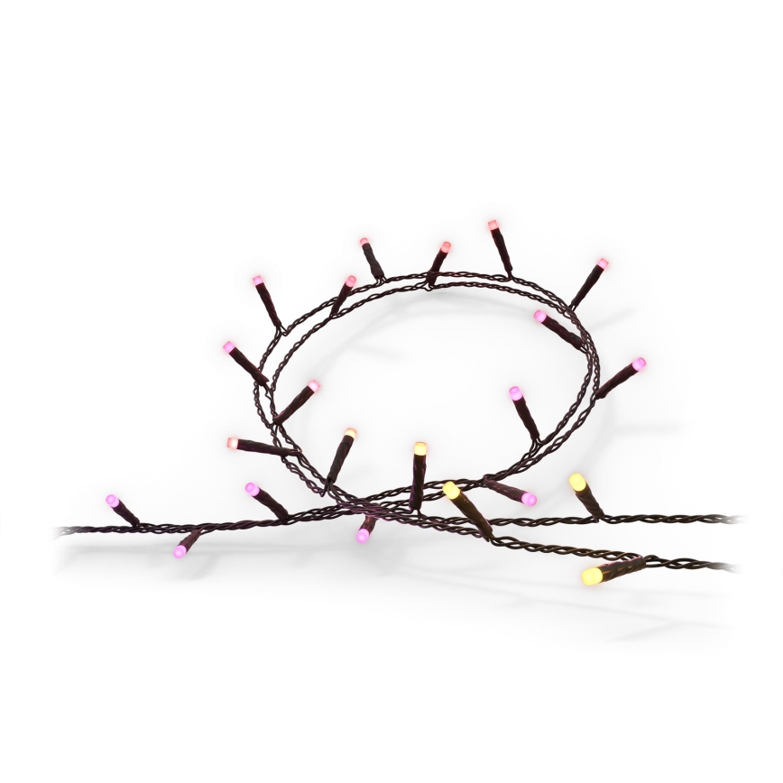 Philips - LED RGBW prigušiva spoljašnja girlanda HUE WHITE AND COLOR AMBIANCE 250xLED 24,4 m 2000-6500K IP54