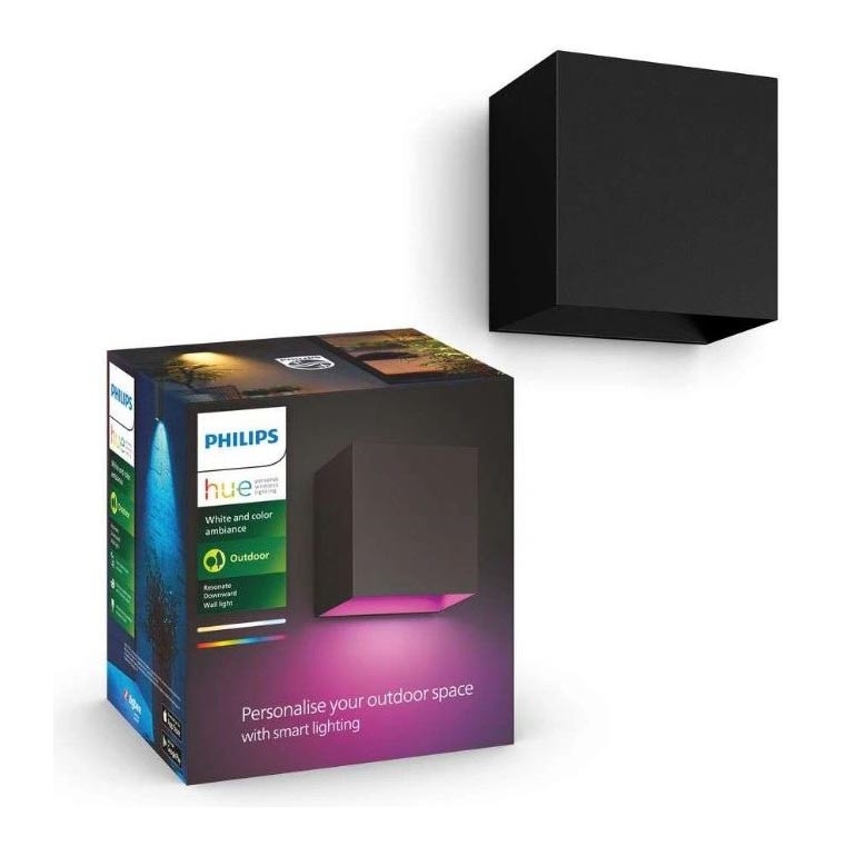 Philips - LED RGBW Prigušiva spoljašnja zidna lampa Hue RESONATE LED/8W/230V 2000–6500K IP44