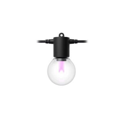 Philips - LED RGBW prigušiva spoljna girlanda Hue FESTAVIA 20xLED 14m IP65
