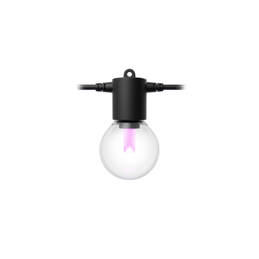 Philips - LED RGBW prigušiva spoljna girlanda Hue FESTAVIA 20xLED 14m IP65