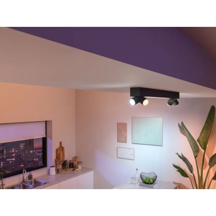 Philips - LED RGBW prigušiva spot svetlo Hue CENTRIS 4xGU10/4,2W/230V + LED/11W 2000-6500K