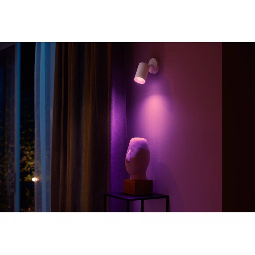 Philips - LED RGBW prigušiva spot lampa Hue FUGATO 1xGU10/4,2W/230V 2000-6500K bela