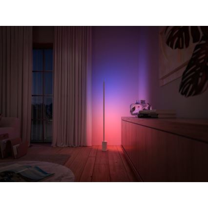 Philips - LED RGBW prigušiva stojeća lampa Hue SIGNE LED/29W/230V 2000-6500K bela