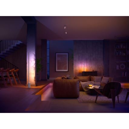 Philips - LED RGBW prigušiva stojeća lampa Hue SIGNE LED/29W/230V 2000-6500K bela