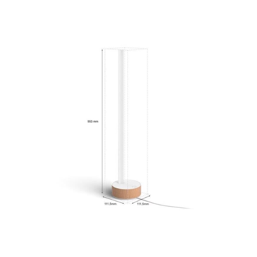 Philips - LED RGBW prigušiva stona lampa Hue SIGNE LED/11,8W/230V 2000-6500K