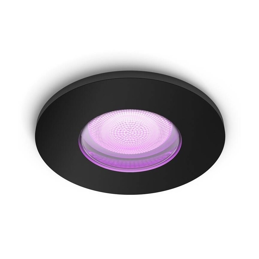 Philips - LED RGBW prigušiva kupatilsko ugradno svetlo Hue XAMENTO GU10/5,7W/230V IP44 2200-6500K