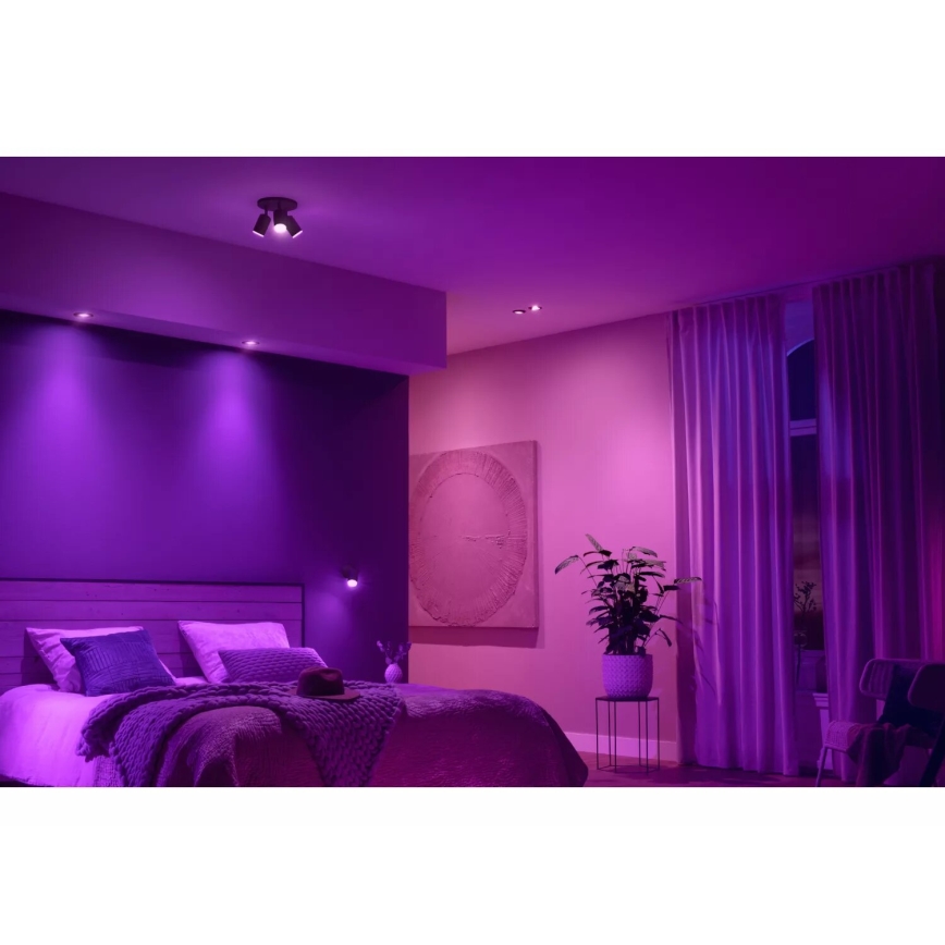 Philips - LED RGBW Prigušiva ugradbena lampa Hue CENTURA 1xGU10/4,2W/230V 2000-6500K