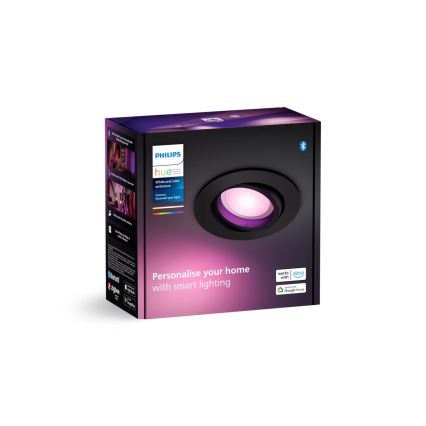 Philips - LED RGBW Prigušiva ugradbena lampa Hue CENTURA 1xGU10/4,2W/230V 2000-6500K