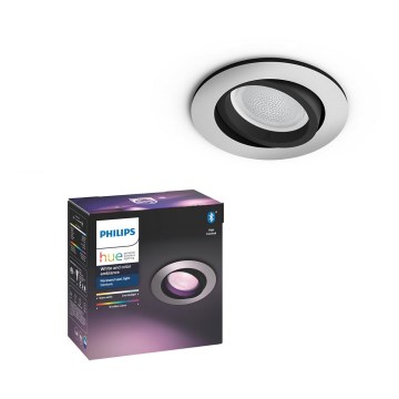 Philips - LED RGBW prigušiva ugradna plafonska lampa Hue CENTURA 1xGU10/5,7W/230V