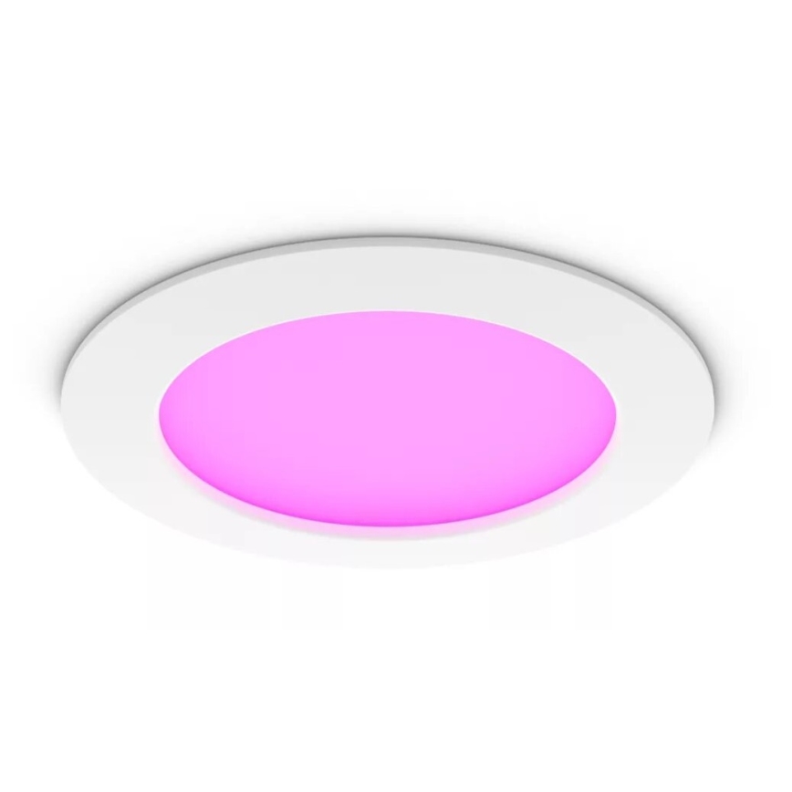 Philips - LED RGBW Prigušiva ugradbena lampa za kupatilo Hue SLIM LED/12W/230V IP44 2200-6500K