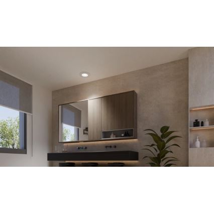 Philips - LED RGBW Prigušiva ugradbena lampa za kupatilo Hue SLIM LED/8,3W/230V 2000-6500K IP44 bela