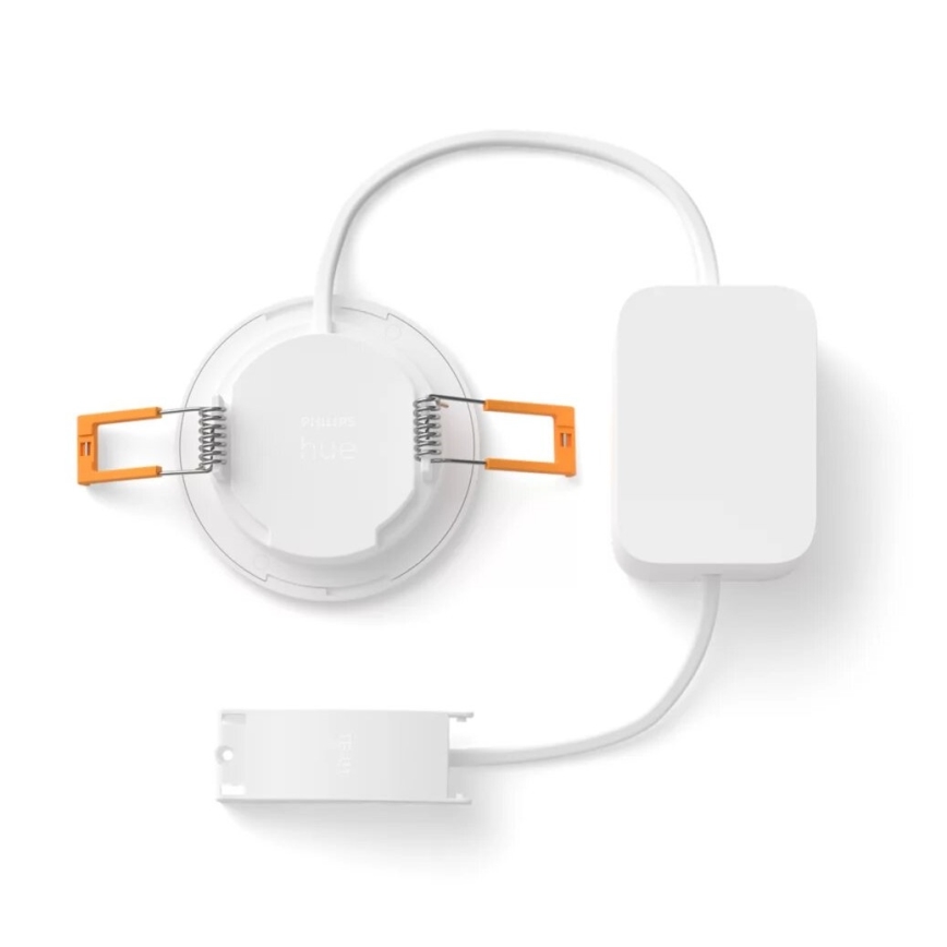 Philips - LED RGBW Prigušiva ugradbena lampa za kupatilo Hue SLIM LED/8,3W/230V 2000-6500K IP44 bela