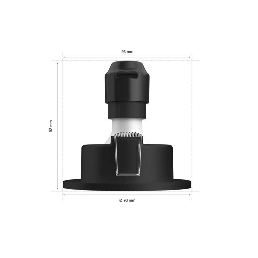 Philips - LED RGBW Prigušiva ugradbena lampa za kupatilo Hue XAMENTO 1xGU10/4,2W/230V 2000-6500K IP44