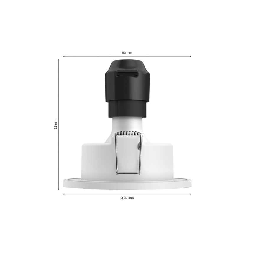 Philips - LED RGBW Prigušiva ugradbena lampa za kupatilo Hue XAMENTO 1xGU10/4,2W/230V 2000-6500K IP44