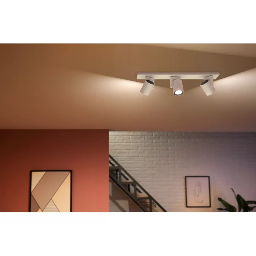 Philips - LED RGBW Prigušivo reflektorsko svetlo Hue ARGENTA 3xGU10/4,2W/230V 2000-6500K