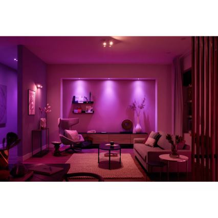 Philips - LED RGBW Prigušivo reflektorsko svetlo Hue ARGENTA 4xGU10/4,2W/230V 2000-6500K