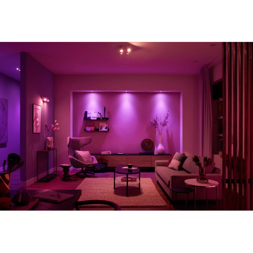 Philips - LED RGBW Prigušivo reflektorsko svetlo Hue ARGENTA 4xGU10/4,2W/230V 2000-6500K