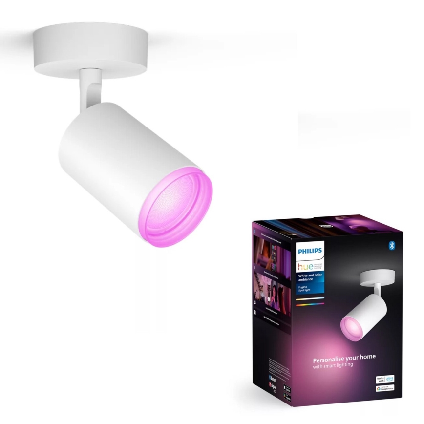 Philips - LED RGBW Prigušivo reflektorsko svetlo Hue FUGATO 1xGU10/4,2W/230V 2000-6500K bela