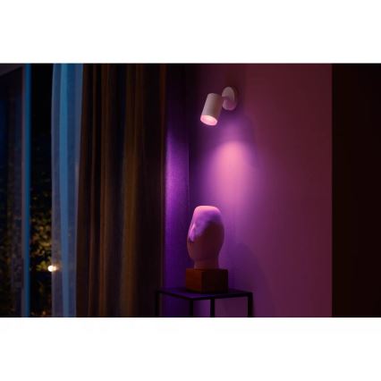 Philips - LED RGBW Prigušivo reflektorsko svetlo Hue FUGATO 1xGU10/4,2W/230V 2000-6500K bela