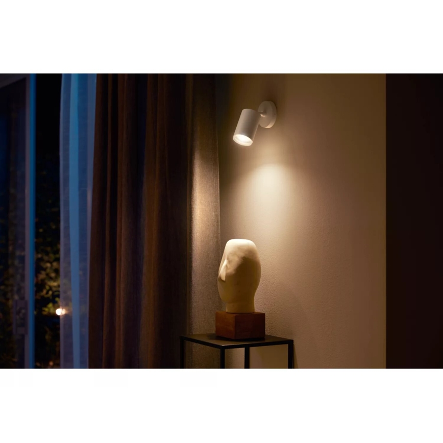 Philips - LED RGBW Prigušivo reflektorsko svetlo Hue FUGATO 1xGU10/4,2W/230V 2000-6500K bela