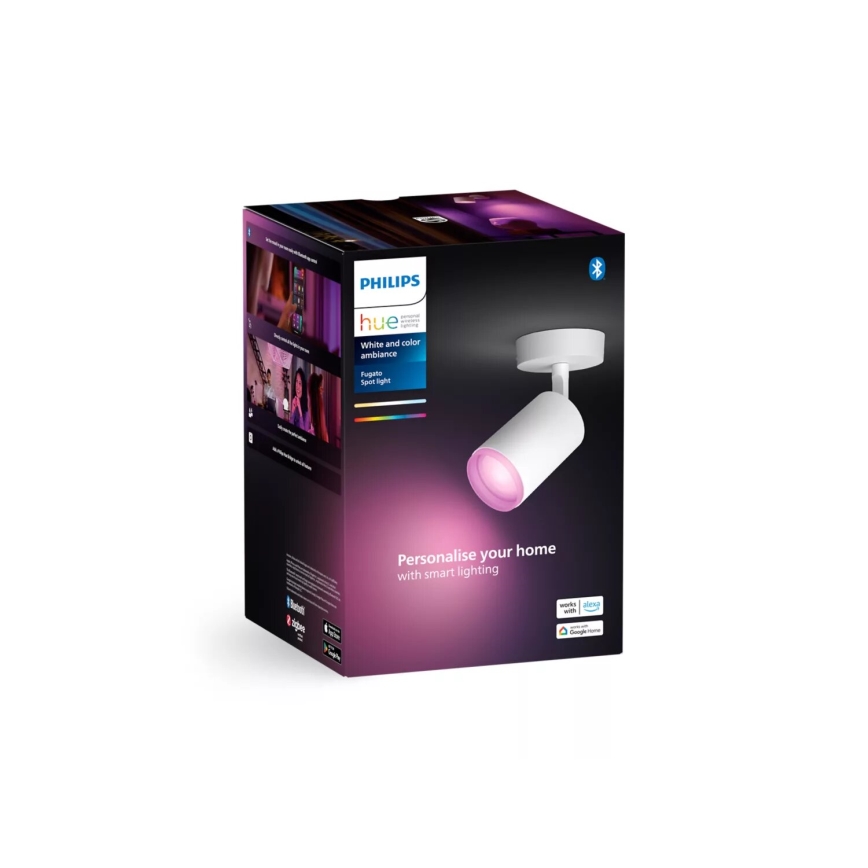 Philips - LED RGBW Prigušivo reflektorsko svetlo Hue FUGATO 1xGU10/4,2W/230V 2000-6500K bela