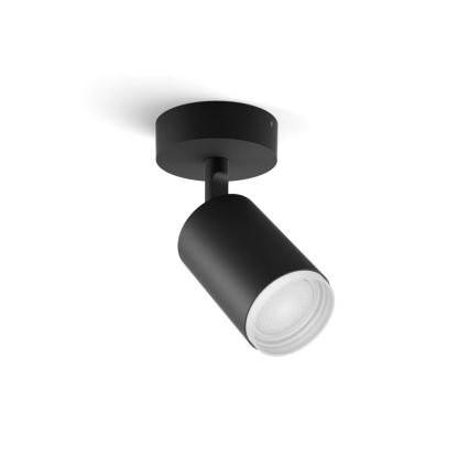 Philips - LED RGBW Prigušivo reflektorsko svetlo Hue FUGATO 1xGU10/4,2W/230V 2000-6500K crno