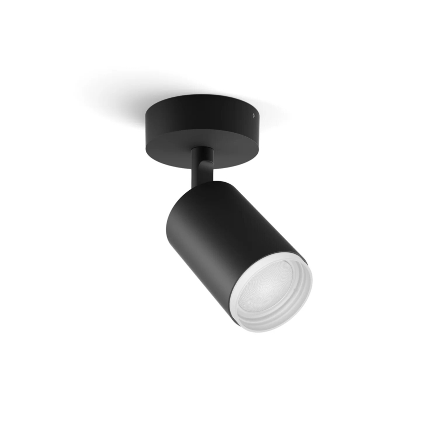 Philips - LED RGBW Prigušivo reflektorsko svetlo Hue FUGATO 1xGU10/4,2W/230V 2000-6500K crno
