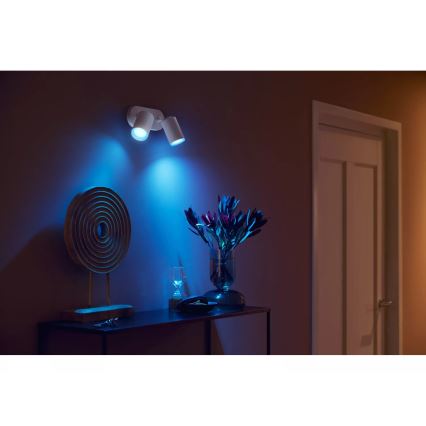 Philips - LED RGBW Prigušivo reflektorsko svetlo Hue FUGATO 2xGU10/4,2W/230V 2000-6500K bela