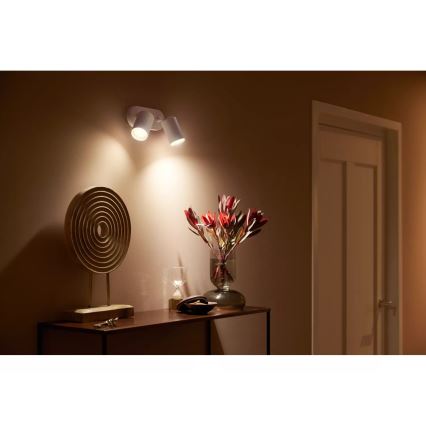 Philips - LED RGBW Prigušivo reflektorsko svetlo Hue FUGATO 2xGU10/4,2W/230V 2000-6500K bela