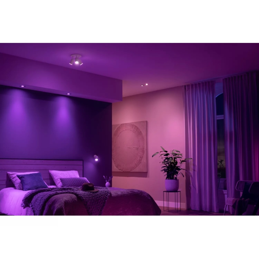 Philips - LED RGBW Prigušivo reflektorsko svetlo Hue FUGATO 3xGU10/4,2W/230V 2000-6500K bela
