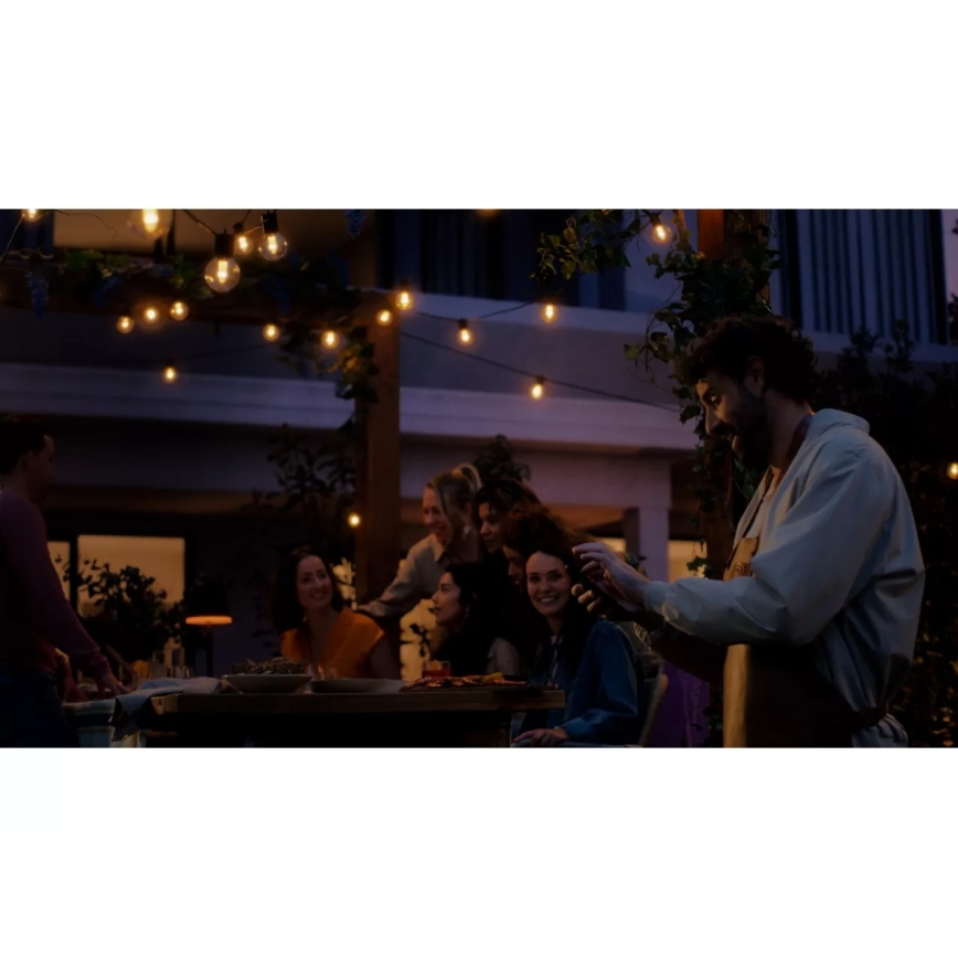 Philips - LED RGBW spoljašnja prigušiva girlanda Hue FESTAVIA 10xLED 7m IP65