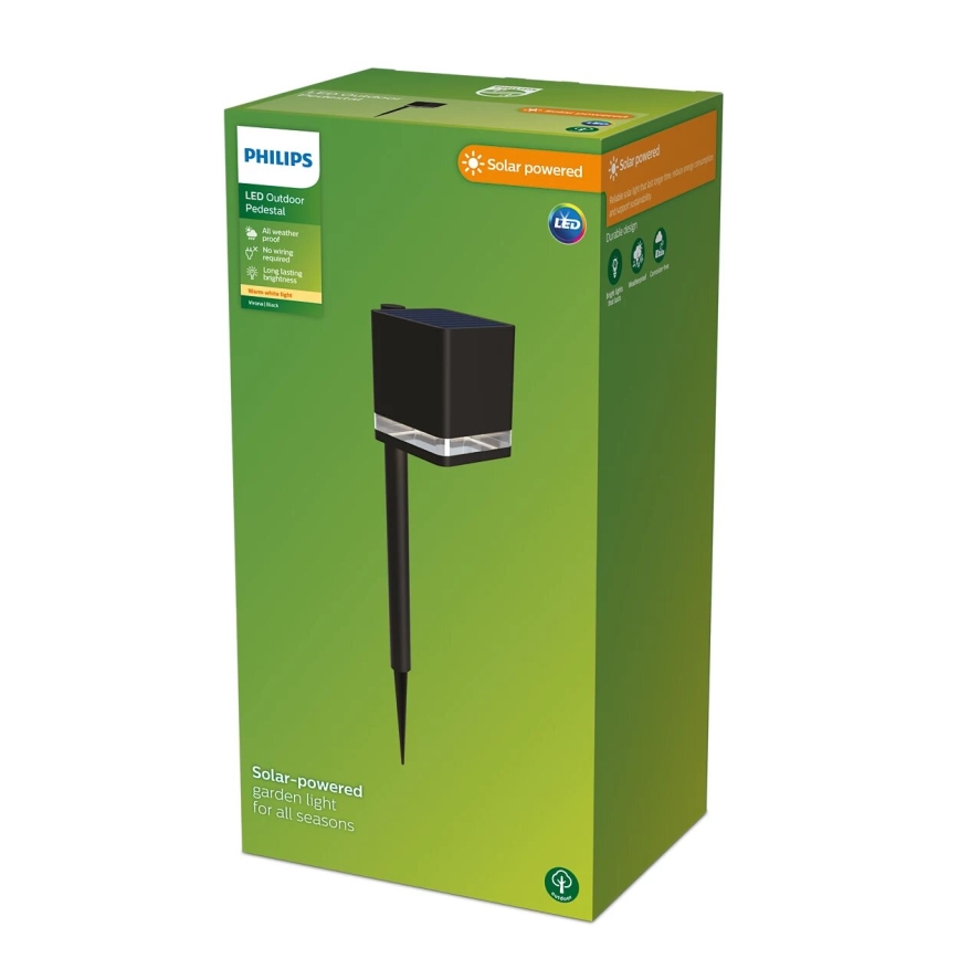 Philips - LED Solarna lampa VIRONA LED/1,8W/3,7V 2600 mAh 2700K IP44