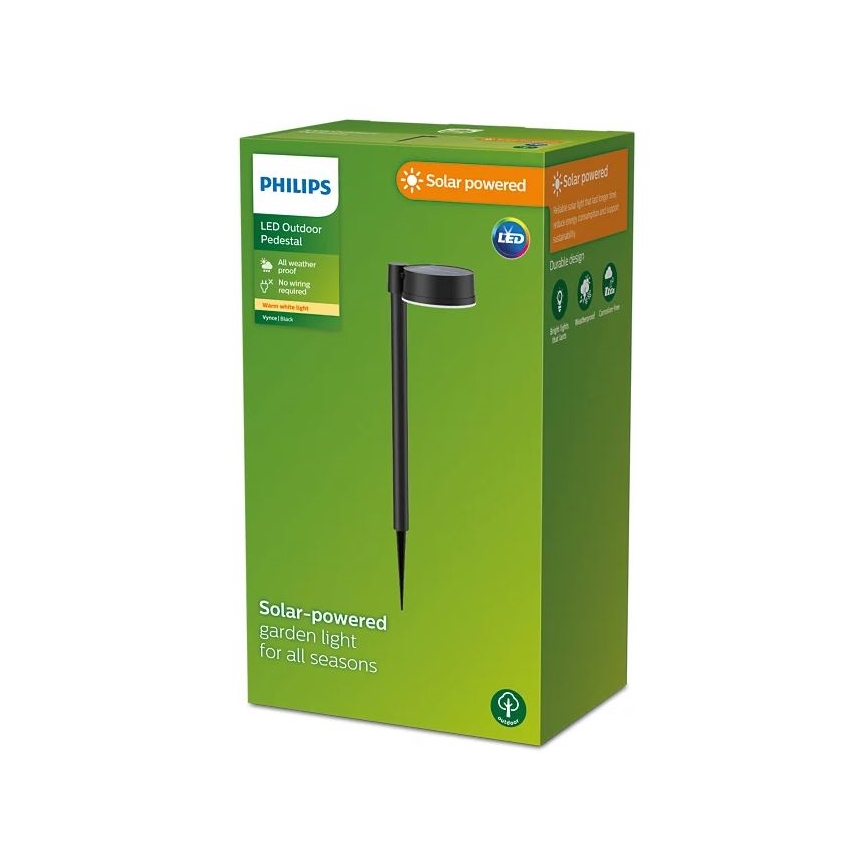 Philips - LED Solarna lampa VYNCE LED/1,5W/3,7V 1500 mAh IP44