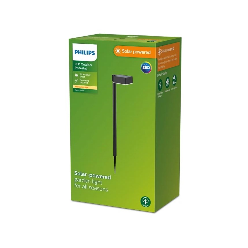 Philips - LED Solarna lampa VYNCE LED/1,5W/3,7V 1500 mAh IP44