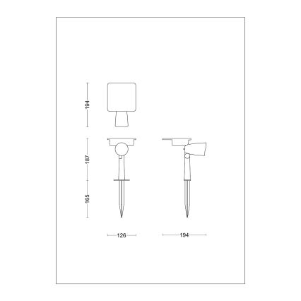 Philips - LED solarna reflektorska lampa ASHLYN LED/1,4W/3,7V 2600 mAh 2700K IP44