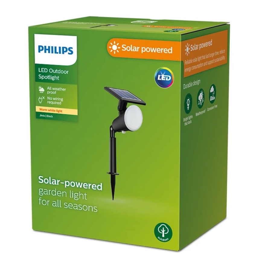 Philips - LED solarna reflektorska lampa JIVIX LED/1,4W/3,7V 1800 mAh IP44