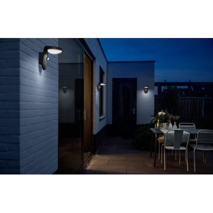 Philips - LED Solarna zidna lampa sa senzorom LED/1,2W/4V 1800 mAh 3000K IP44