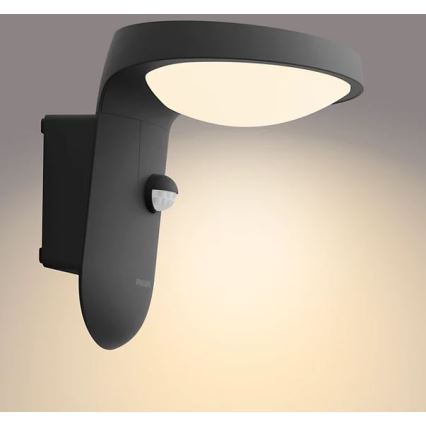 Philips - LED Solarna zidna lampa sa senzorom LED/1,2W/4V 1800 mAh 3000K IP44