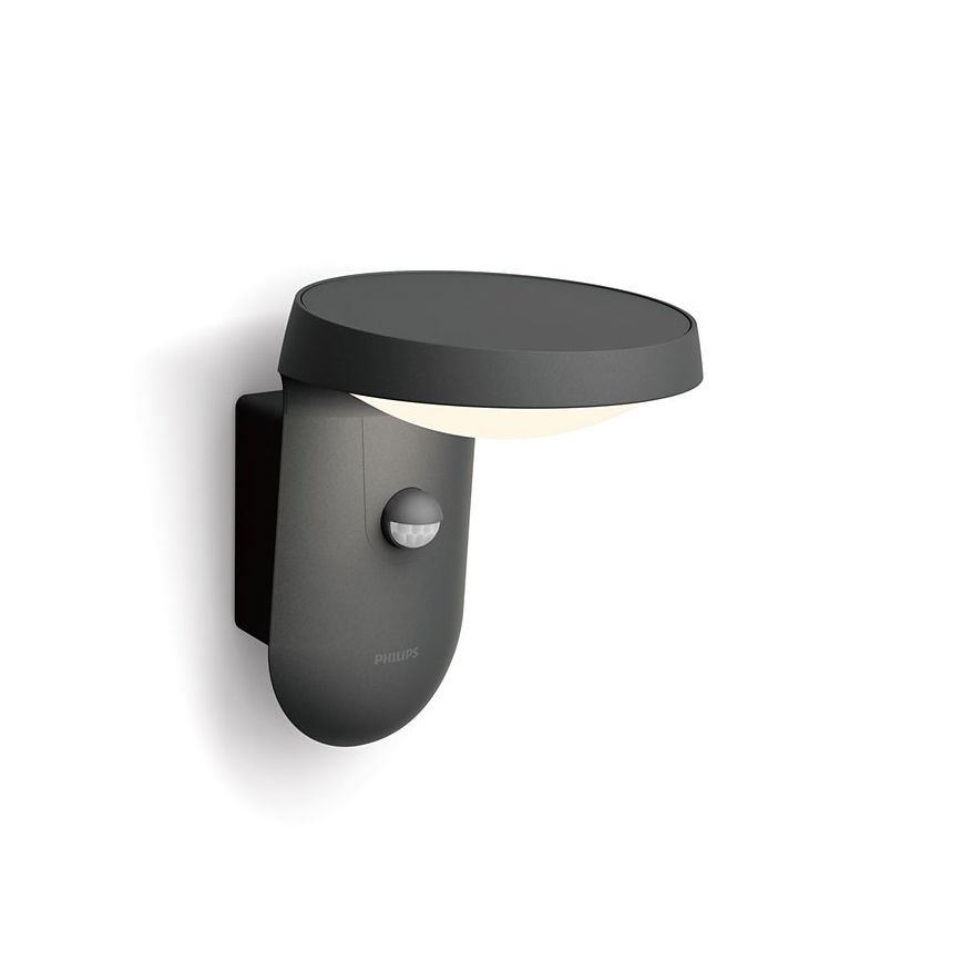 Philips - LED Solarna zidna lampa sa senzorom LED/1,2W/4V 1800 mAh 3000K IP44