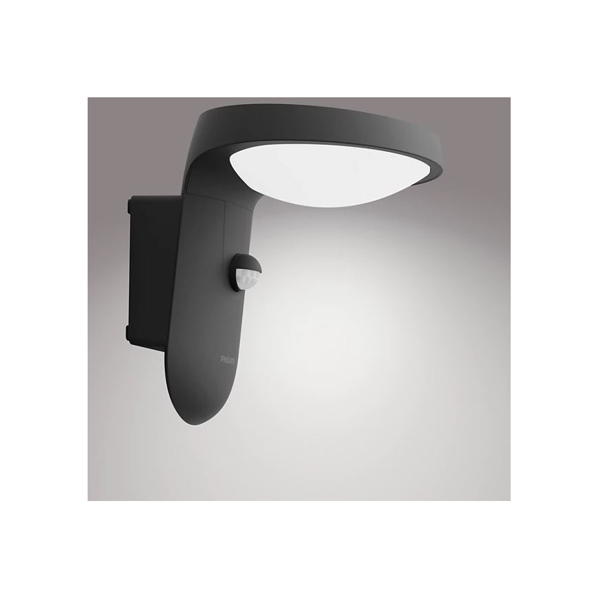 Philips - LED Solarna zidna lampa sa senzorom LED/1,2W/4V 1800 mAh 4000K IP44