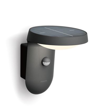 Philips - LED Solarna zidna lampa sa senzorom LED/1,2W/4V 1800 mAh 4000K IP44