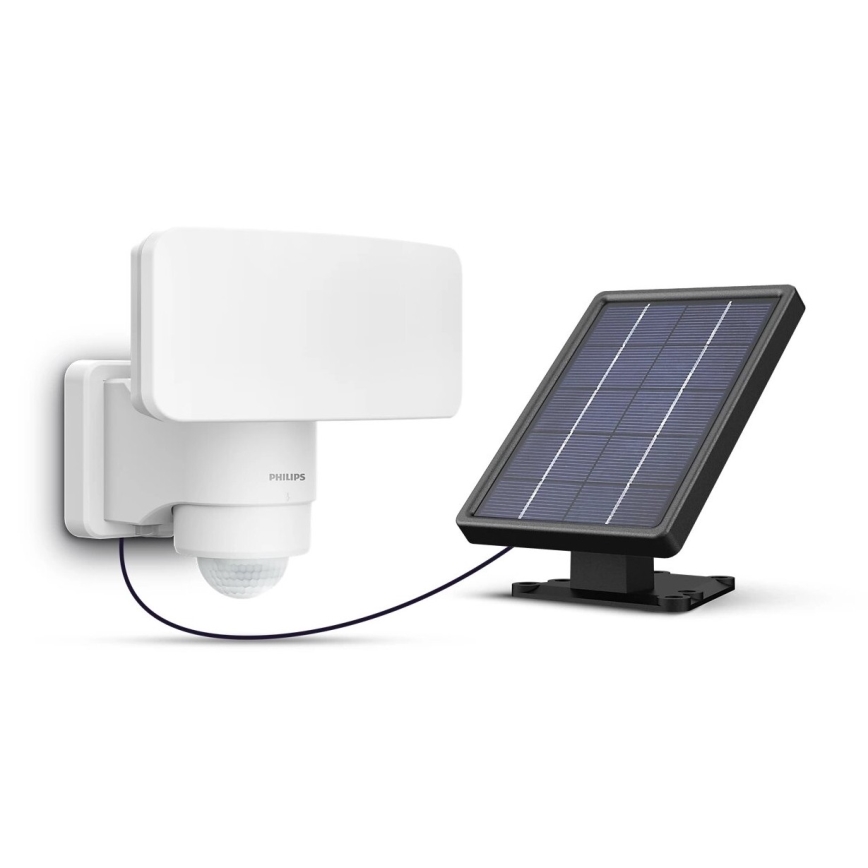 Philips - LED Solarna zidna lampa sa senzorom TYLUS LED/6W/3,7V 2600 mAh 5000K IP44