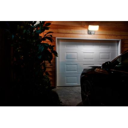 Philips - LED Solarna zidna lampa sa senzorom TYLUS LED/6W/3,7V 2600 mAh 3000K IP44