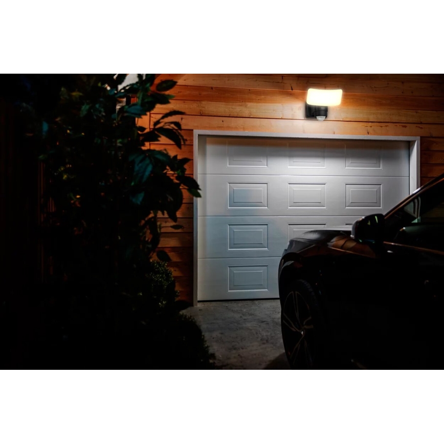 Philips - LED Solarna zidna lampa sa senzorom TYLUS LED/6W/3,7V 2600 mAh 3000K IP44