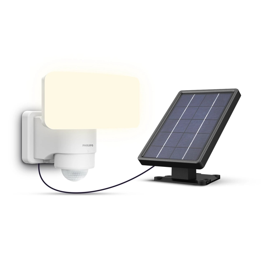 Philips - LED Solarna zidna lampa sa senzorom TYLUS LED/6W/3,7V 2600 mAh 5000K IP44
