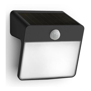Philips - LED Solarna zidna lampa sa senzorom YARIXA LED/2,2W/3,7V 600 mAh IP44