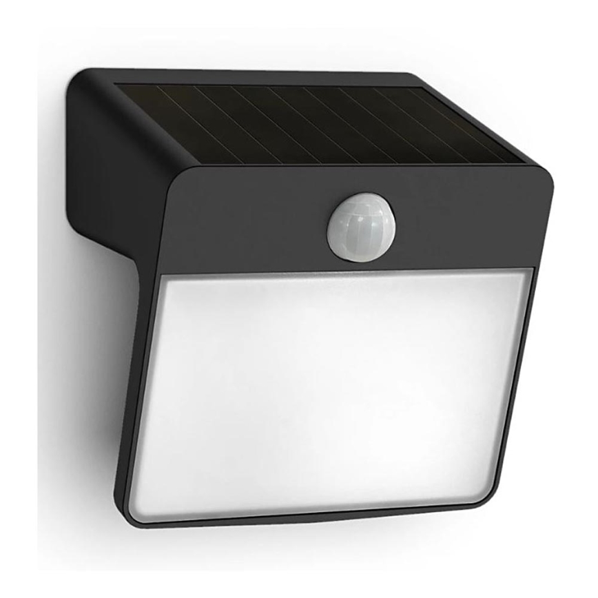 Philips - LED Solarna zidna lampa sa senzorom YARIXA LED/2,2W/3,7V 600 mAh IP44